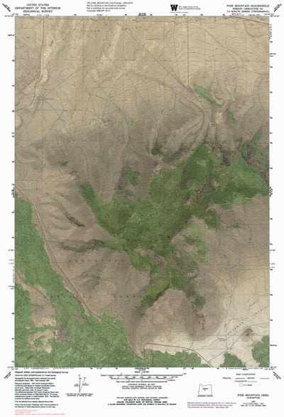 OR-PINE MOUNTAIN: GeoChange 1963-2012 Preview 1
