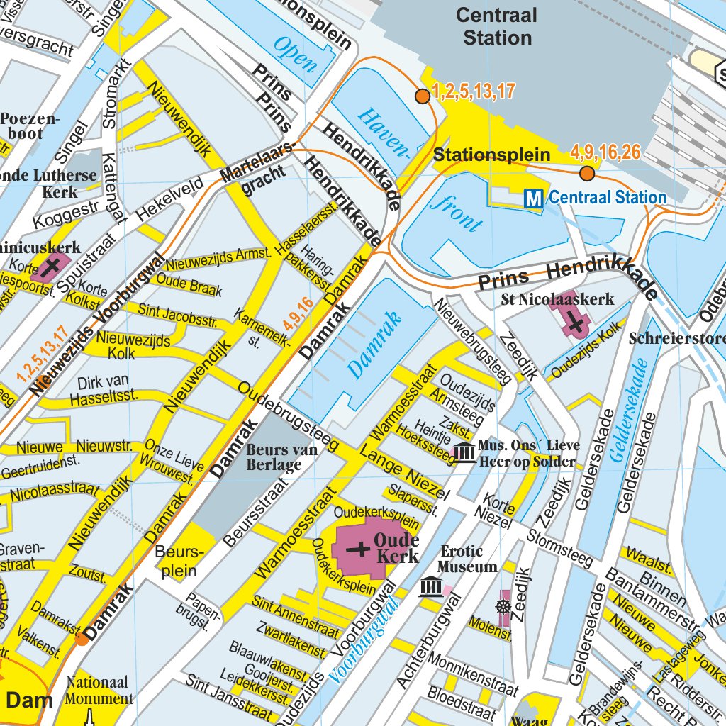 Map Store Inamsterdam Amsterdam Map by DIMAP Bt. | Avenza Maps
