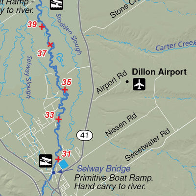 Beaverhead River Fishing Map - Fish Montana Preview 2