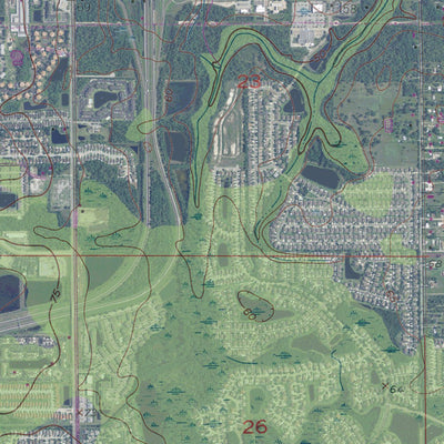 FL-OVIEDO SW: GeoChange 1951-2010 Preview 2
