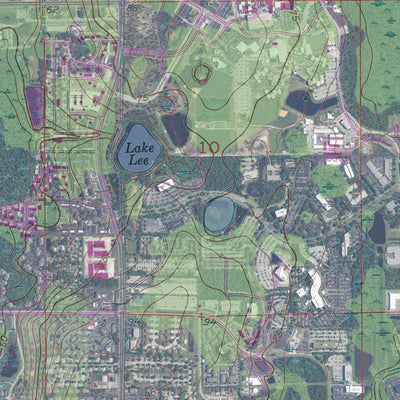FL-OVIEDO SW: GeoChange 1951-2010 Preview 3