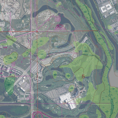 FL-LAKE JESSAMINE: GeoChange 1950-2010 Preview 2