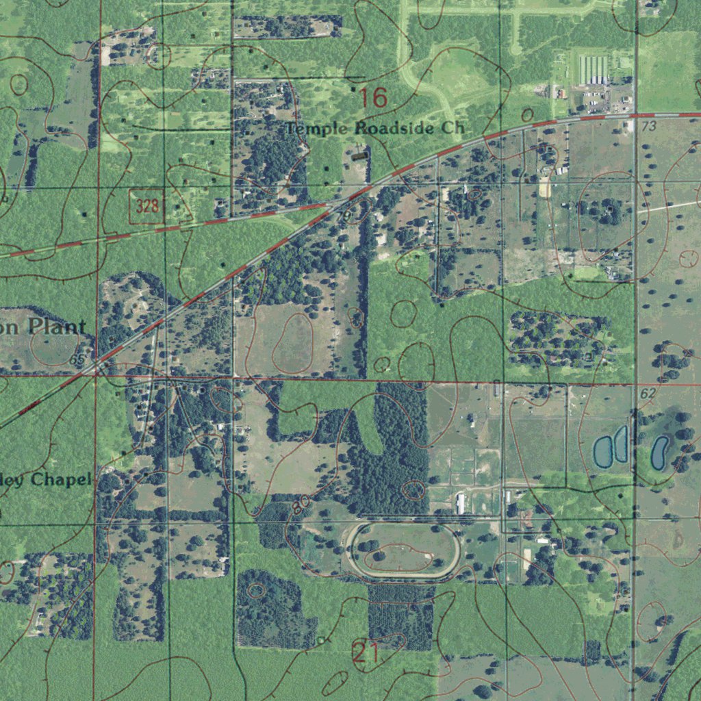 Cutton Map FL-COTTON PLANT: GeoChange 1964-2010 Map by Western Michigan University ...