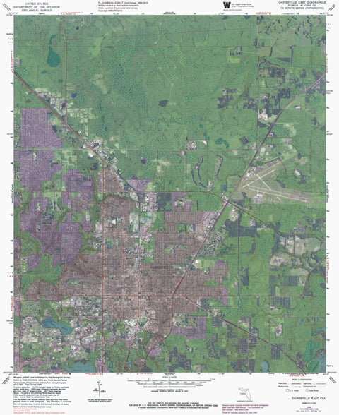FL-GAINESVILLE EAST: GeoChange 1964-2010 Preview 1