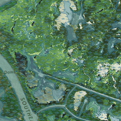 LA-PASS A LOUTRE WEST: GeoChange 1971-2010 Preview 3
