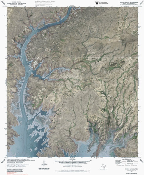 TX-ROUGH CANYON: GeoChange 1971-2012 Preview 1