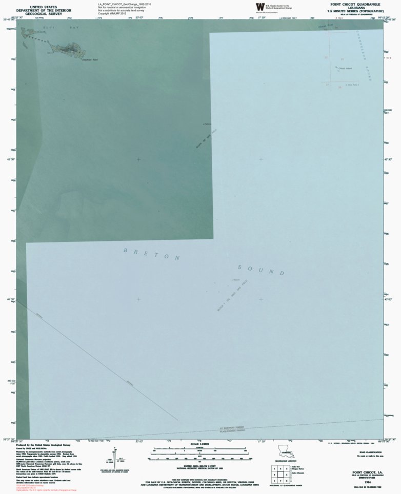 LA-POINT CHICOT: GeoChange 1952-2010 Map by Western Michigan University ...