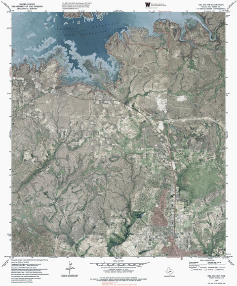 TX-DEL RIO NW: GeoChange 1971-2012 Preview 1