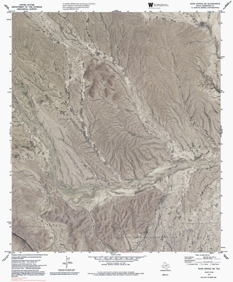 TX-BONE SPRING NE: GeoChange 1970-2012 Preview 1