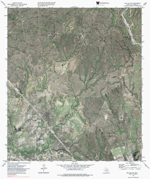 TX-DEL RIO NE: GeoChange 1971-2012 Preview 1