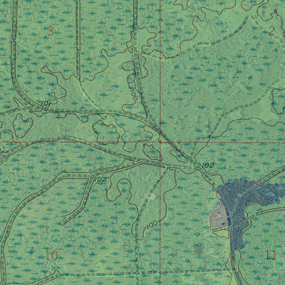 FL-MADISON SW: GeoChange 1952-2010 Preview 3