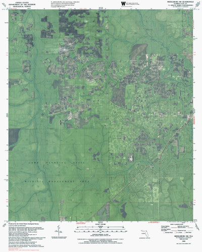 FL-MIDDLEBURG SW: GeoChange 1946-2010 Preview 1