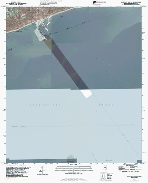MS-GULFPORT SOUTH: GeoChange 1950-2012 Preview 1