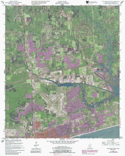 MS-GULFPORT NORTH: GeoChange 1950-2012 Preview 1