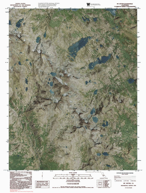 CA-MOUNT RITTER: GeoChange 1975-2014 Preview 1