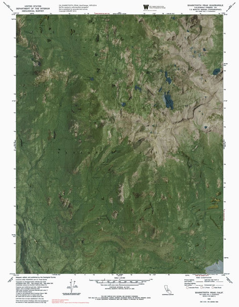 CA-SHARKTOOTH PEAK: GeoChange 1976-2014 Preview 1