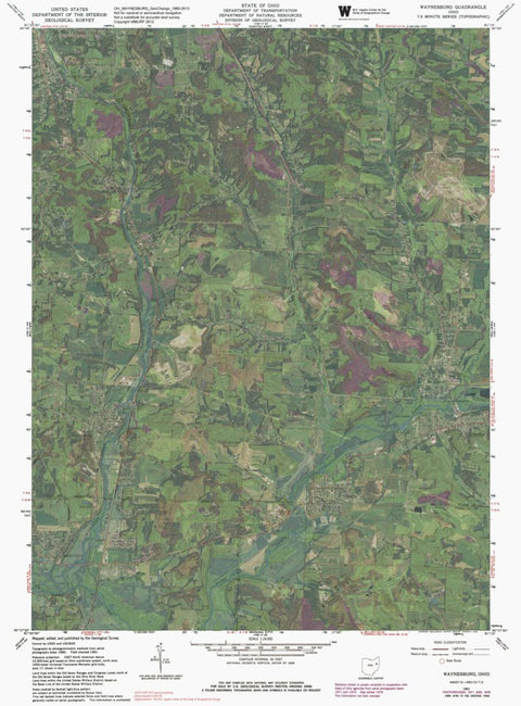 OH-WAYNESBURG: GeoChange 1960-2013 Preview 1