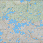 Wild Map™ Numbered Lakes (Terrain) Preview 1