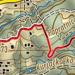 Bukulja mountaineering map Preview 3