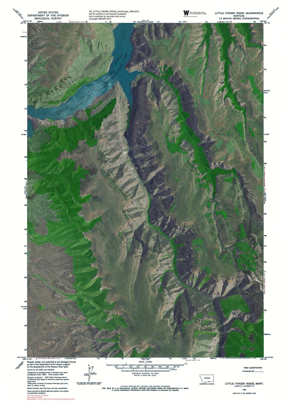 Bighorn Canyon National Recreation Area (Bundle) Map by Western ...