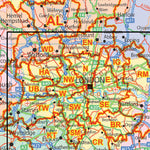 XYZ UK Postcode Area Map - (AR2) - Political Preview 3