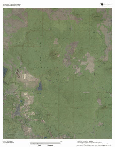 AZ-Lakeside: GeoChange 1958-2010 Preview 1