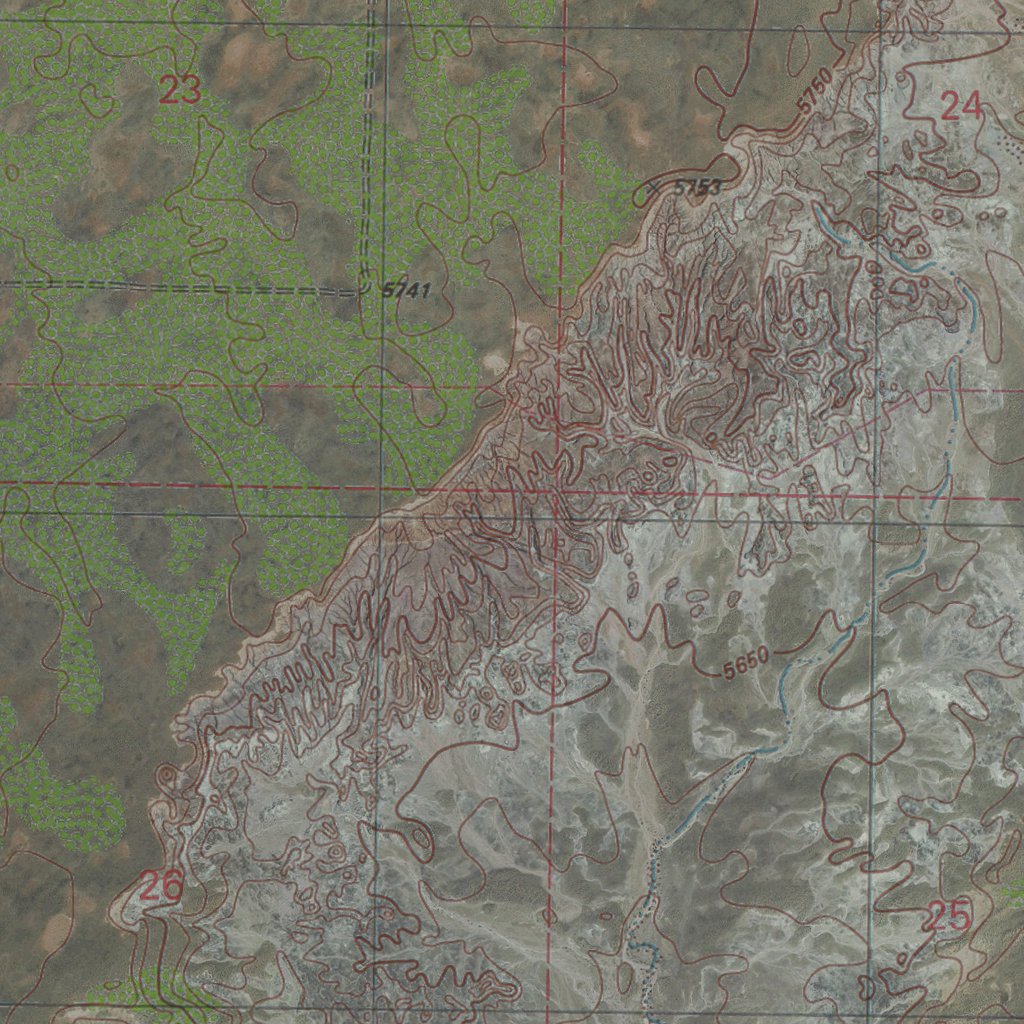 AZ-Milky Ranch: GeoChange 1974-2010 Map by Western Michigan University ...