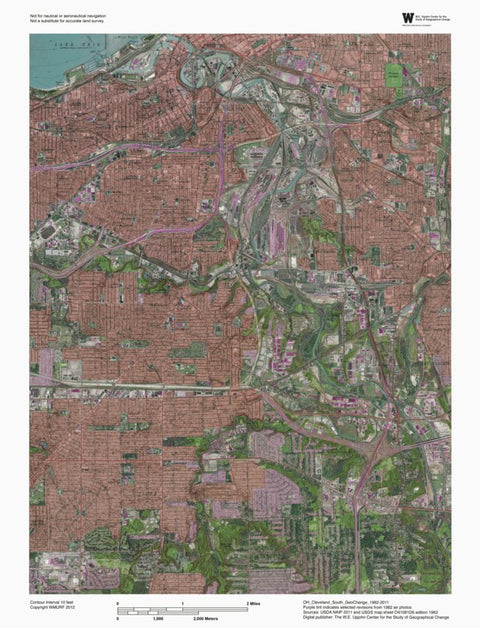 OH-Cleveland South: GeoChange 1962-2011 Preview 1