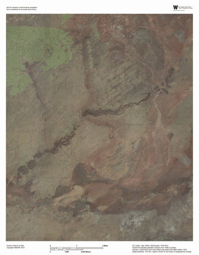 AZ-Cedar Lake Wash: GeoChange 1972-2010 Preview 1