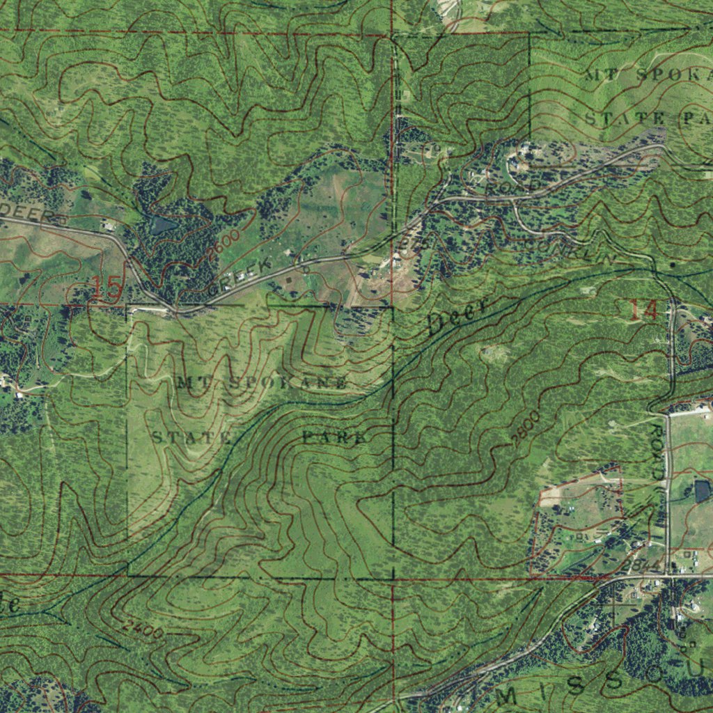 WA-Mt Kit Carson: GeoChange 1972-2011 Map by Western Michigan ...