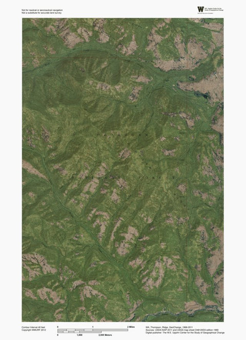 WA-Thompson Ridge: GeoChange 1968-2011 Preview 1