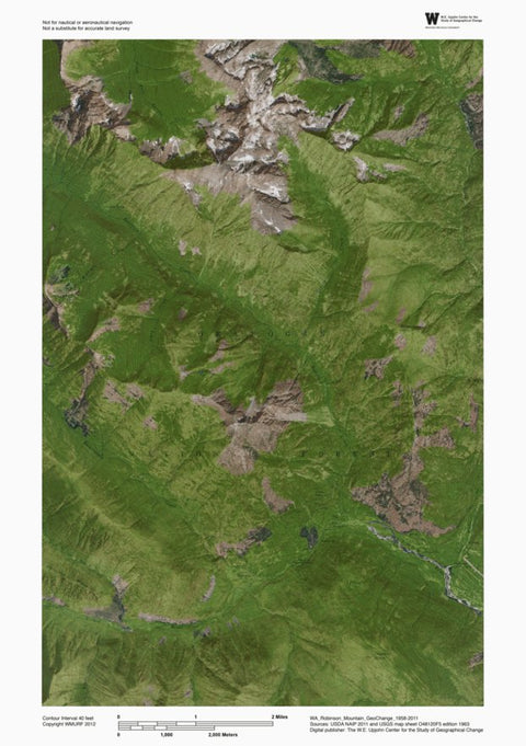 WA-Robinson Mountain: GeoChange 1958-2011 Preview 1