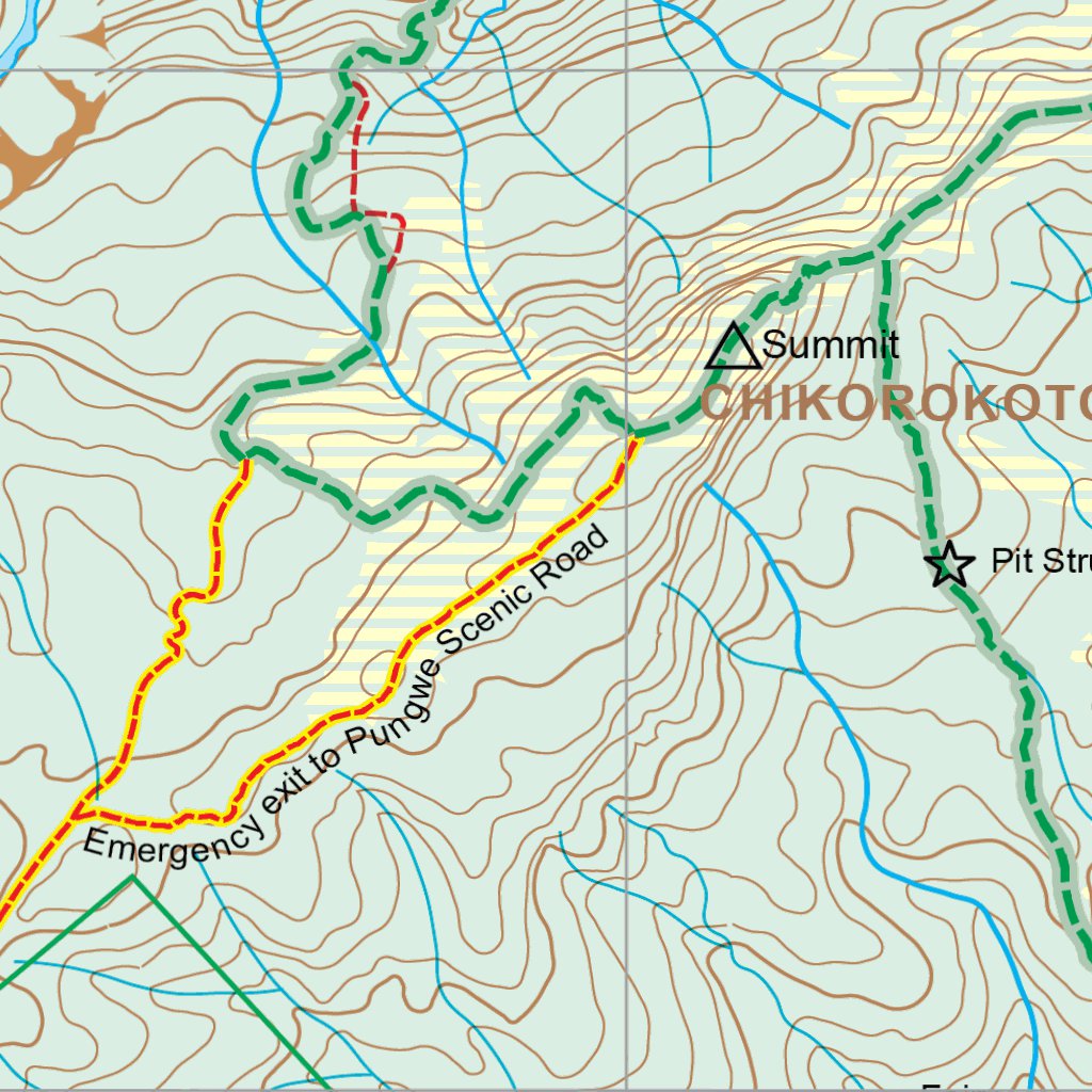 Turaco Trail Southern Section Map by FAR and WIDE Zimbabwe | Avenza Maps