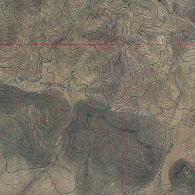 AZ-Whitlock Mountains NE: GeoChange 1963-2010 Preview 3
