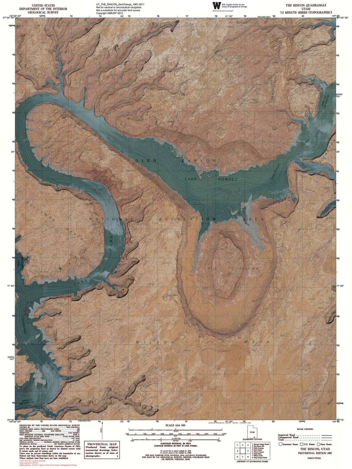 Glen Canyon National Recreation Area - South (Bundle) Map by Western ...