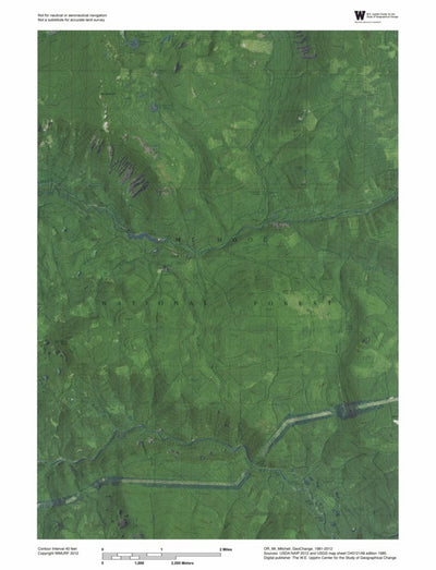 OR-Mt Mitchell: GeoChange 1981-2012 Preview 1