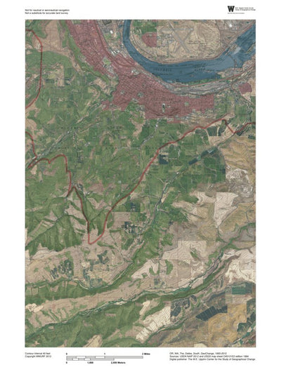 OR-WA-The Dalles South: GeoChange 1993-2012 Preview 1