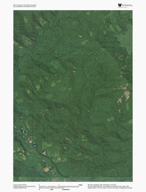 WA-Big Huckleberry Mtn: GeoChange 1975-2011 Preview 1