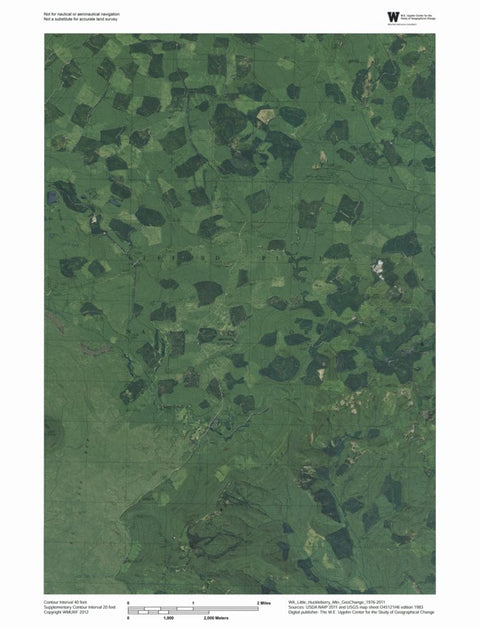 WA-Little Huckleberry Mtn: GeoChange 1976-2011 Preview 1
