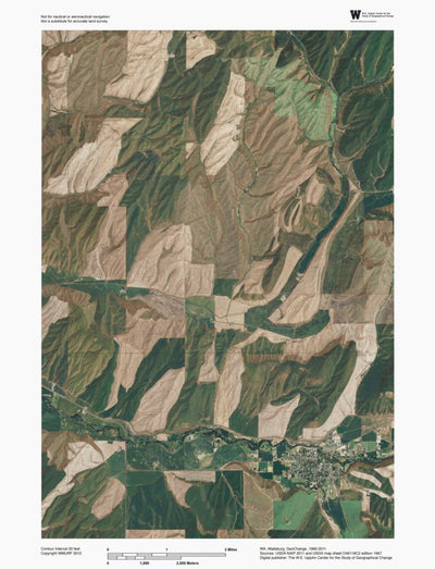 WA-Waitsburg: GeoChange 1966-2011 Preview 1