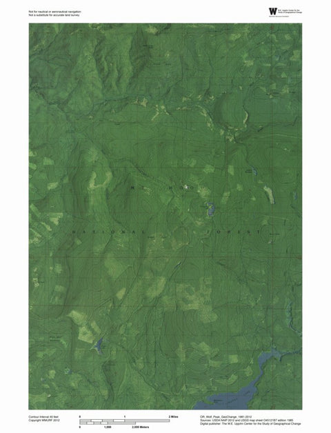 OR-Wolf Peak: GeoChange 1981-2012 Preview 1