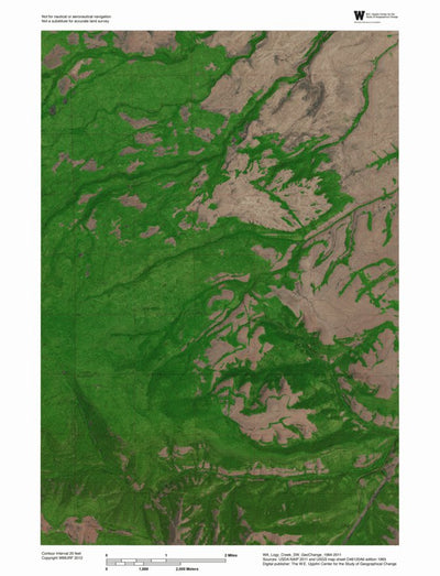 WA-Logy Creek SW: GeoChange 1964-2011 Preview 1
