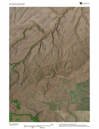 WA-Poisel Butte SE: GeoChange 1964-2011 Preview 1