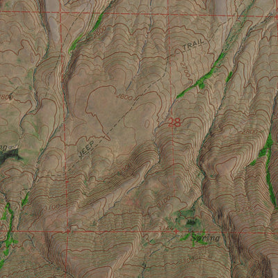 WA-Poisel Butte SE: GeoChange 1964-2011 Preview 2
