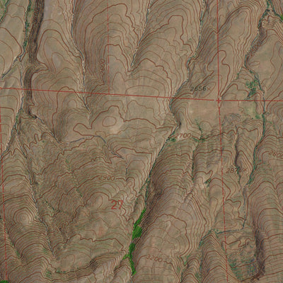 WA-Poisel Butte SE: GeoChange 1964-2011 Preview 3