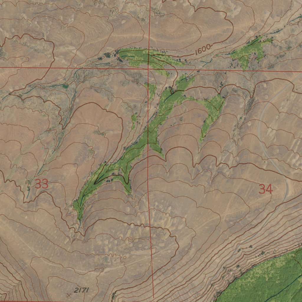 WA-Fort Simcoe: GeoChange 1956-2011 Map by Western Michigan University ...
