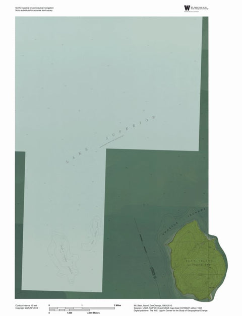 WI-Bear Island: GeoChange 1963-2010 Preview 1