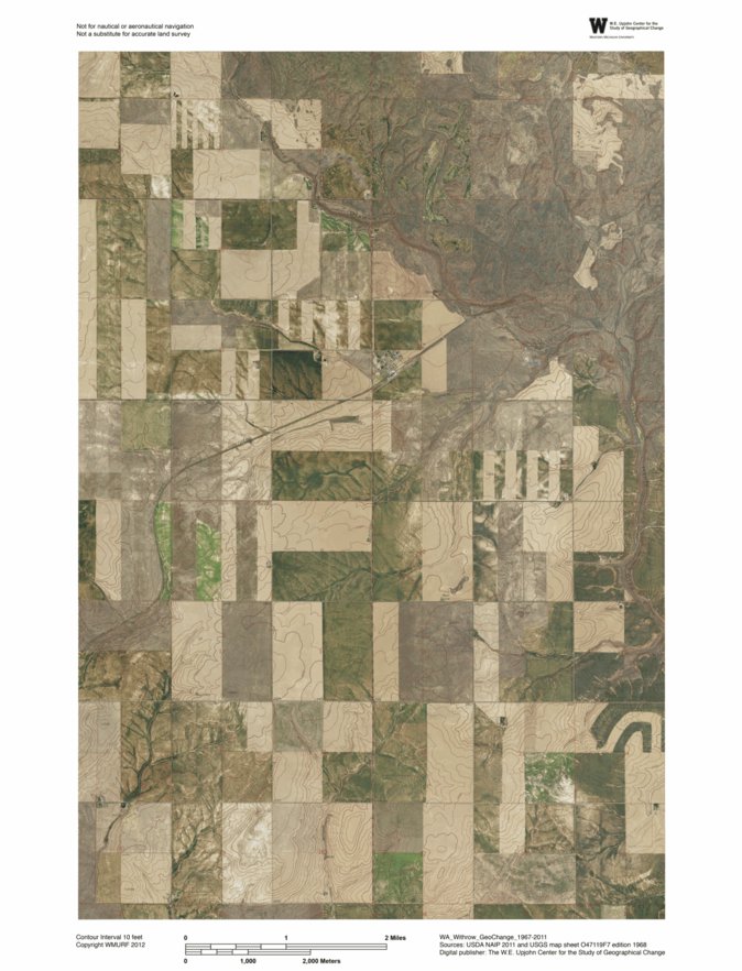 WA-Withrow: GeoChange 1967-2011 Map by Western Michigan University ...