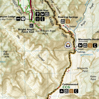 261 Grand Canyon, North and South Rims [Grand Canyon National Park] (east side) Preview 3