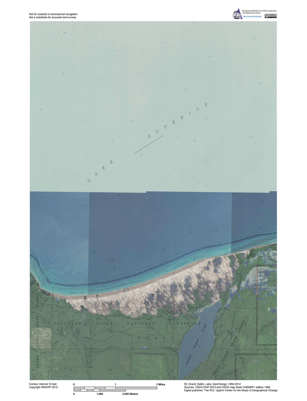 Pictured Rocks National Lakeshore (Bundle) Map by Western Michigan ...